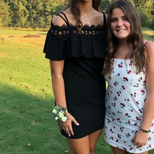 Black formal dress